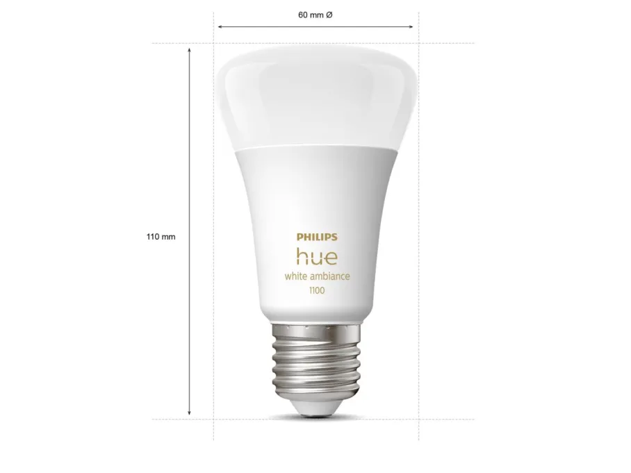 Philips Hue Inteligentna żarówka A60 E27 - 1100* Żarówki