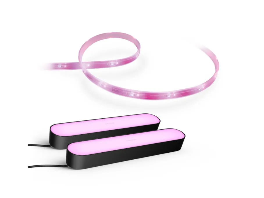 Philips Hue Podium pakiet: podłużne lampy Play + Lightstrip Plus 2m* Zestawy|Lampy Stołowe