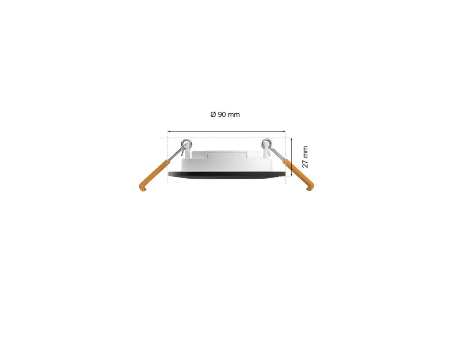 Philips Hue Wąska oprawa podtynkowa 90 mm* Lampy Wpuszczane