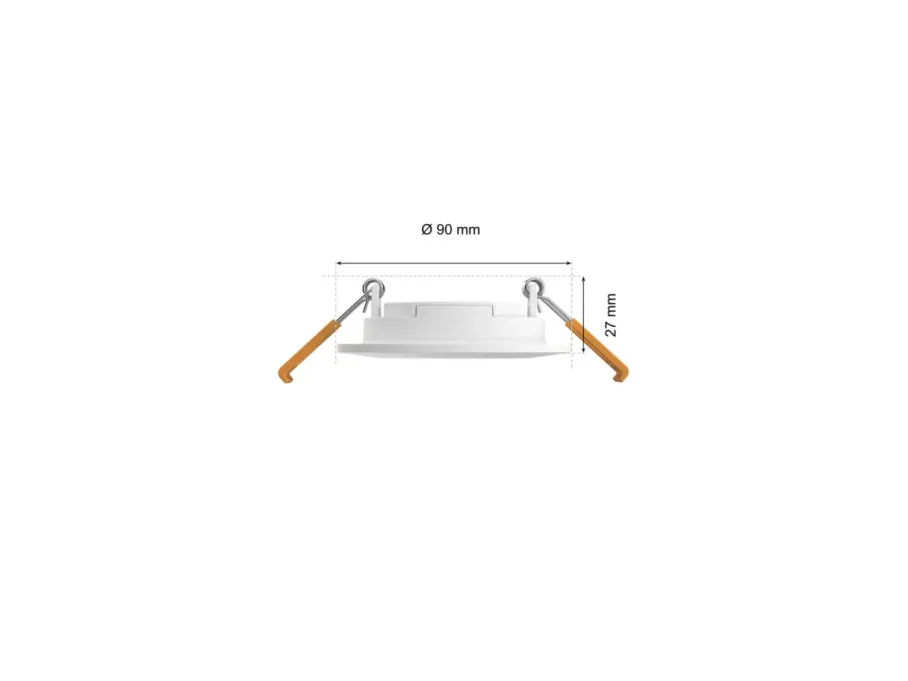 Philips Hue Wąska oprawa podtynkowa 90 mm* Lampy Wpuszczane