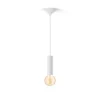 Philips Hue Zestaw: Średnia metalowa oprawa z kablem w płóciennym oplocie dla żarówek Filament (biała) + żarówka G93 White ambiance Filament Globe* Zestawy|Lampy Wiszące