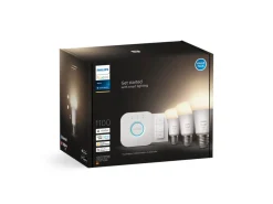 Philips Hue Zestaw startowy: 3 inteligentne żarówki E27 (1100) + regulator przyciemniania Hue Dimmer switch* Zestawy Startowe